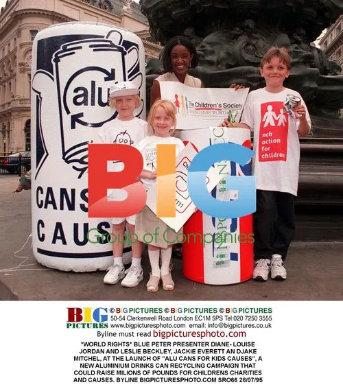 BLUE PETER Presenters at Alu Cans for Kids Launch