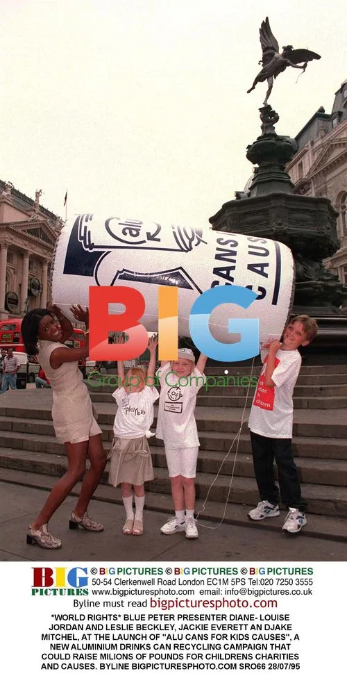 Blue Peter stars at Alu Cans for Kids launch