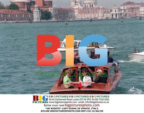 Lady Diana in Venice, Italy