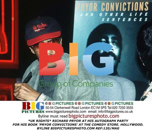 Richard Pryor at Book Signing for 'Pryor Convictions'