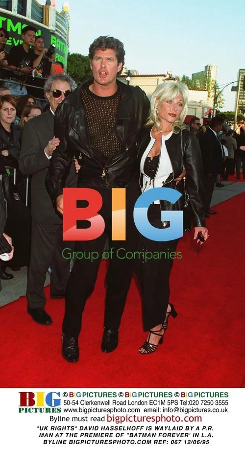 David Hasselhoff at 'Batman Forever' premiere