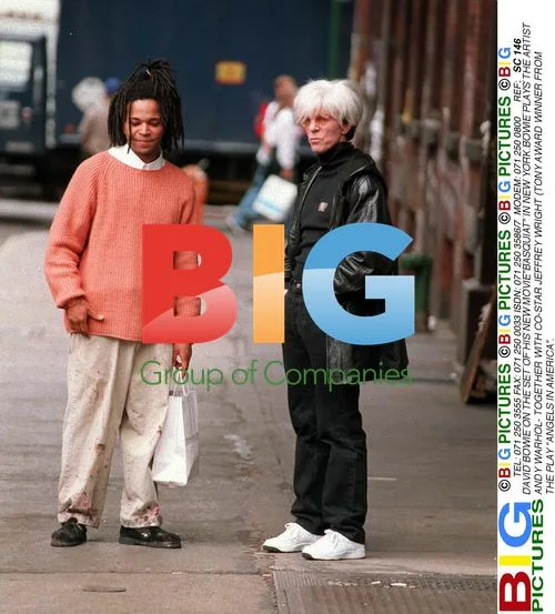 David Bowie on set of "Basquiat"