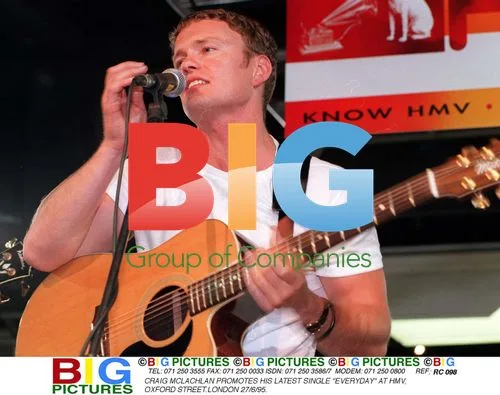 Craig McLachlin Promotes Single at HMV, London
