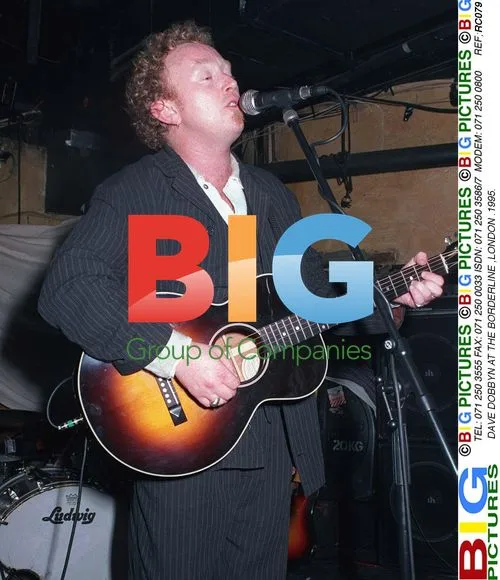 Dave Dobbyn Performing at the Borderline, London
