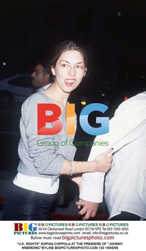 Sophia Coppola at "Johnny Mnemonic" Premiere