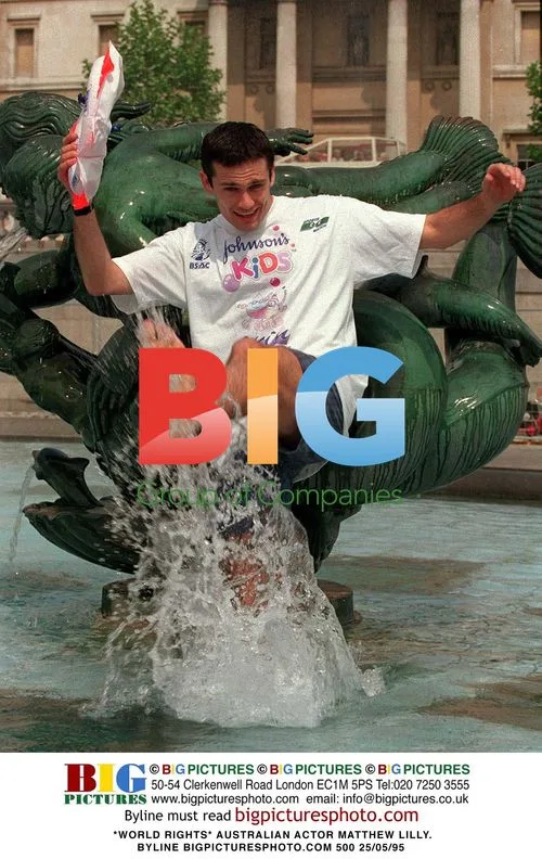 Matthew Lilly in Trafalgar Square