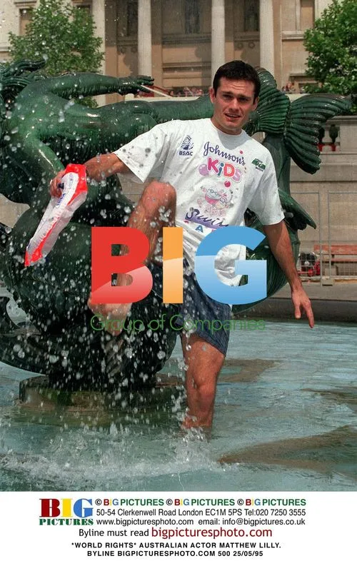Matthew Lilly in Trafalgar Square