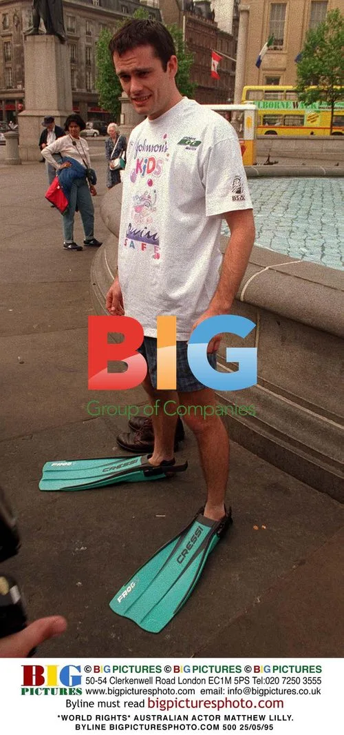 Australian Actor Matthew Lilly in Trafalgar Square