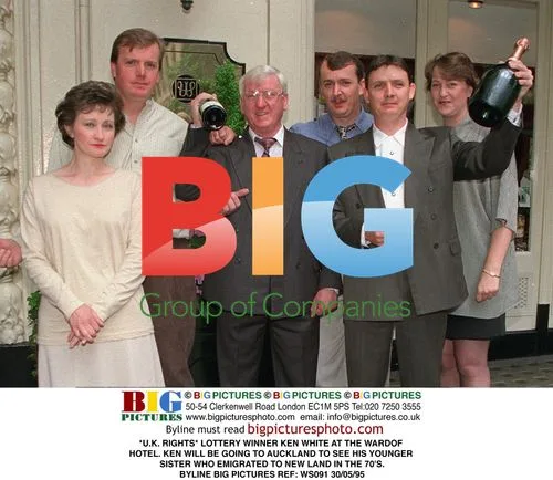 Lottery Winner Ken White at Waldof Hotel