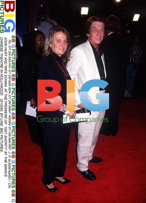 JOHN HURT & WIFE, DONNA AT 'GET SHORTY' PREMIERE
