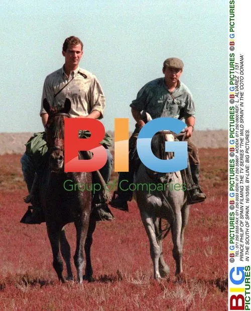 Prince Philip of Spain Filming 'The Wild Spain' in Coto Donana