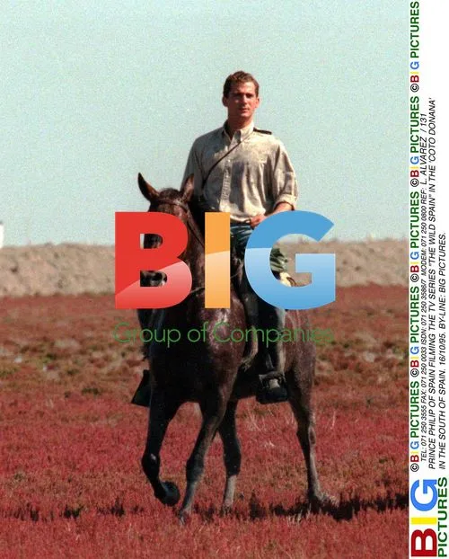 Prince Philip of Spain Filming "The Wild Spain"