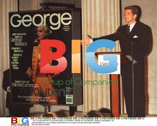 John Kennedy Jr. at George magazine launch
