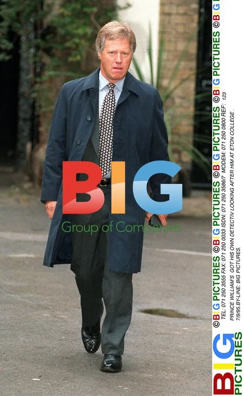 Prince William at Eton with detective