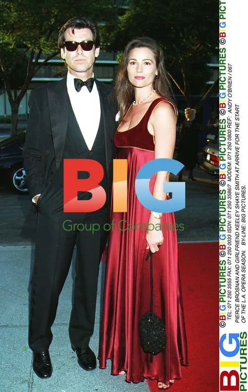 Pierce Brosnan and Keeley Shaye Smith at L.A. Opera Season