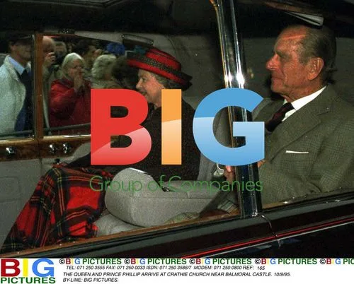 The Queen and Prince Philip at Crathie Church