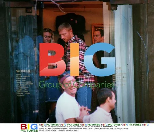 Boris Becker Shopping in Soho, New York