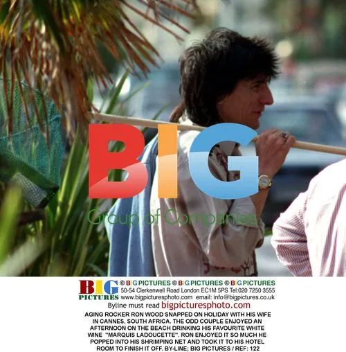 Ron Wood Snapped on Holiday in Cannes