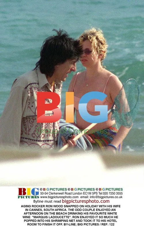 Ron Wood Snapped on Holiday in Cannes