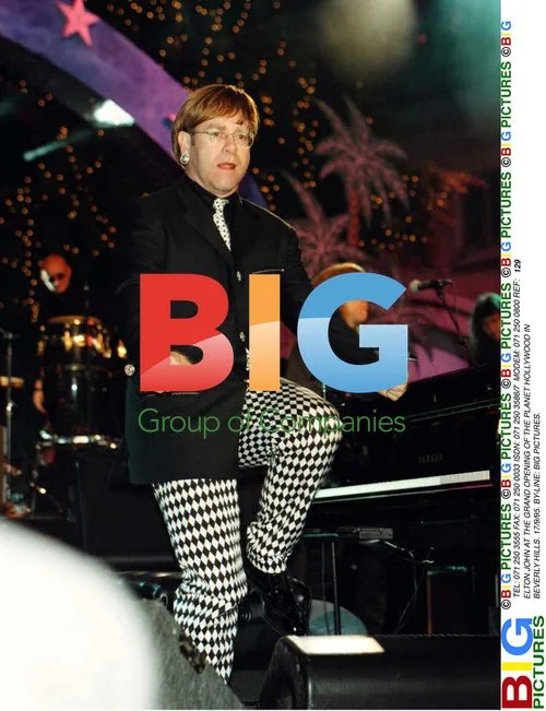 Elton John at Planet Hollywood Grand Opening