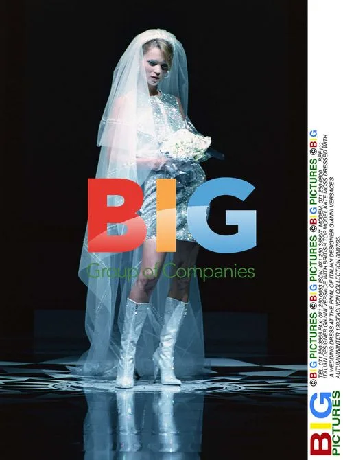Kate Moss Presents Versace Wedding Dress