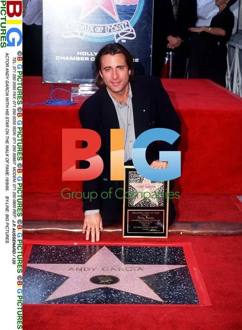 Andy Garcia Honored on Hollywood Walk of Fame