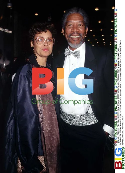 MORGAN FREEMAN AND WIFE ATTEND NY SHAKESPEARE FESTIVAL GALA
