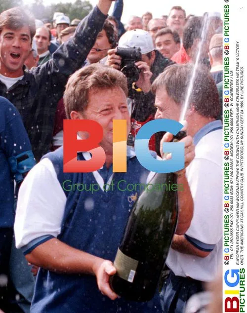Ian Woosnam Celebrates Ryder Cup Victory