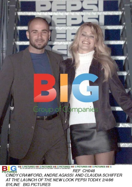 Agassi, Schiffer, Crawford at Pepsi Launch