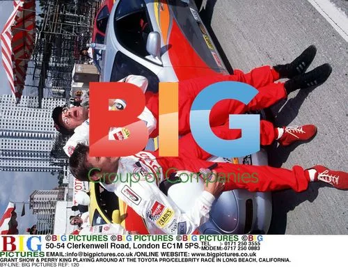GRANT SHOW & PERRY KING at Toyota Pro/Celebrity Race