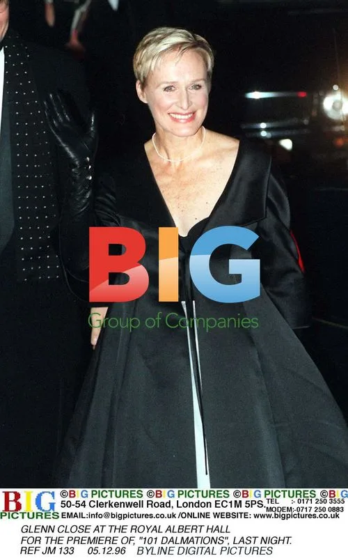 Glenn Close at 101 Dalmations Premiere