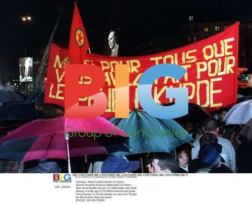 Silent Tribute to Francois Mitterand