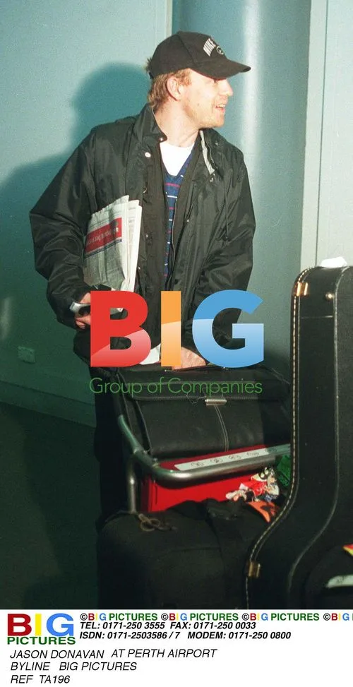 Jason Donavon Arrives at Perth Airport