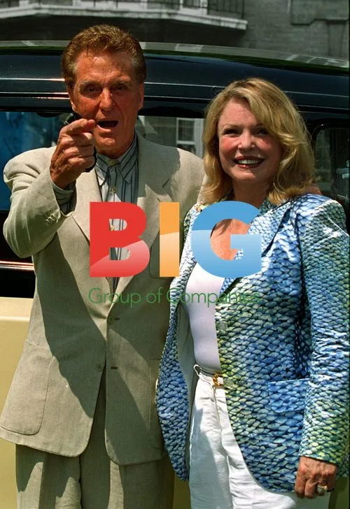 Robert Stack and Wife at TV Festival