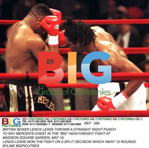 Lenox Lewis vs Ray Mercer Heavyweight Fight