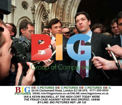 Ian & Kevin Maxwell at High Cort after fraud case dropped