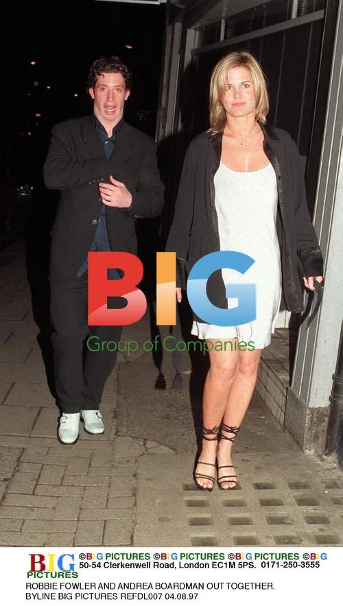 Robbie Fowler and Andrea Boardman Out Together