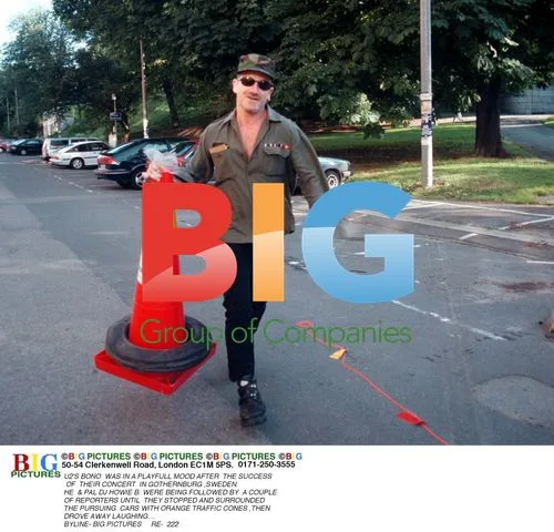U2's Bobo in Playful Mood After Concert