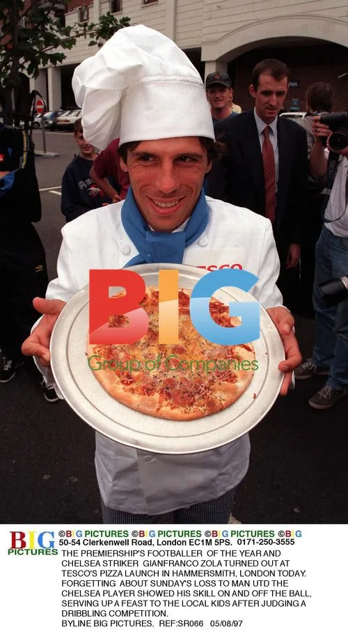 Gianfranco Zola at Tesco's Pizza Launch