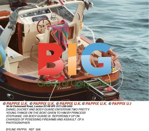 Daniel Ducret Entertains on Boat