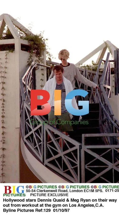 Dennis Quaid & Meg Ryan Leaving Workout in LA