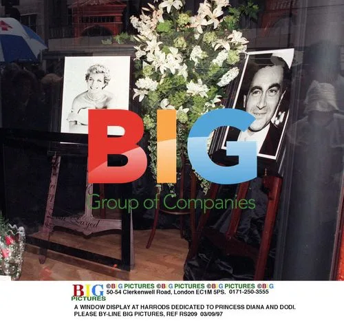 Princess Diana & Dodi Harrods Window Display