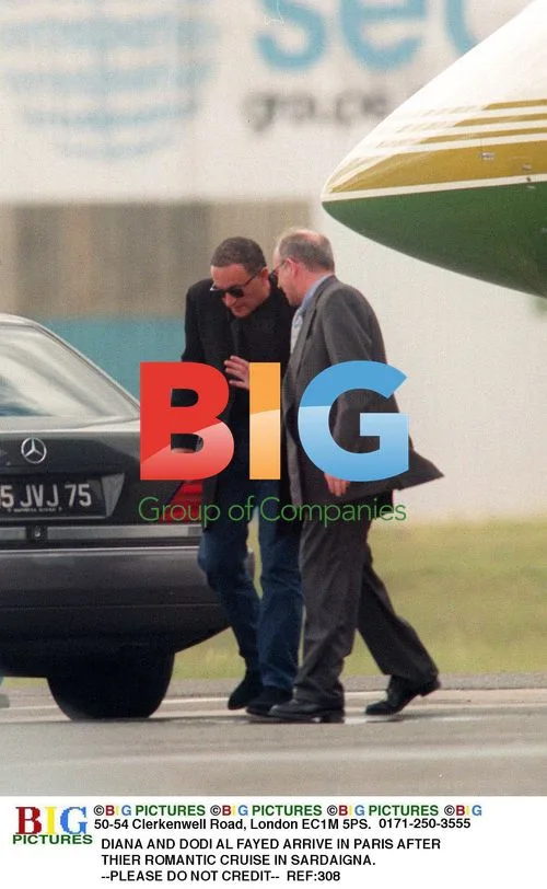 Diana and Dodi arrive in Paris