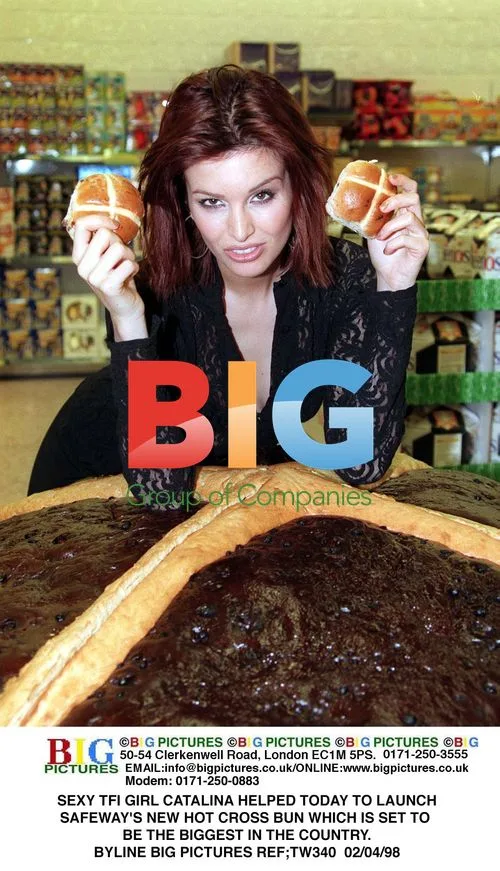 SEXY TFI GIRL CATALINA LAUNCHES SAFEWAY HOT CROSS BUN