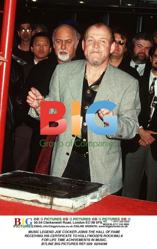 JOE COCKER JOINS ROCKWALK HALL OF FAME