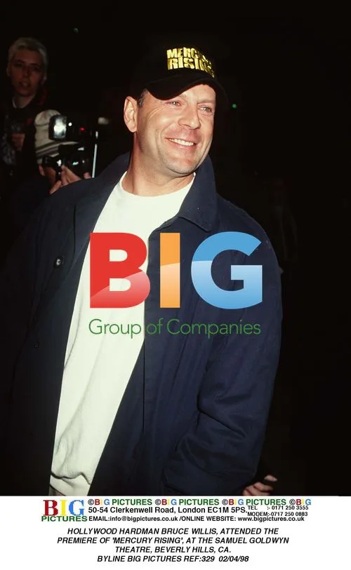 Bruce Willis Attends 'Mercury Rising' Premiere