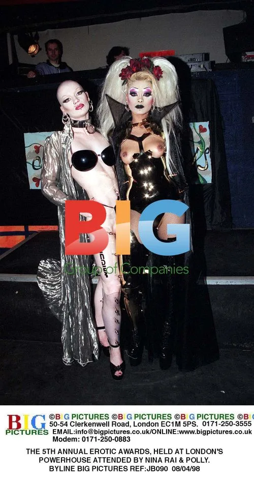Nina Rai & Polly at Erotic Awards