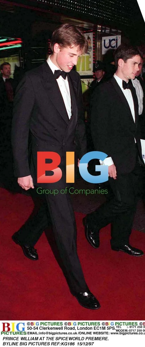 Prince William at Spiceworld Premiere