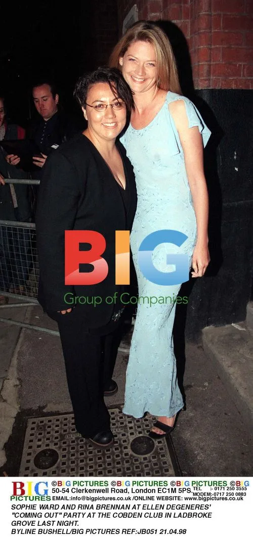SOPHIE WARD AND RINA BRENNAN AT ELLEN DEGENERES' "COMING OUT" PARTY
