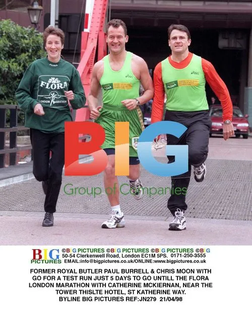 Paul Burrell & Chris Moon Train for London Marathon